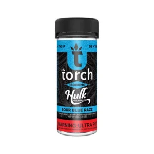 torch hulk gummies sour blue razz 15000mg 20ct