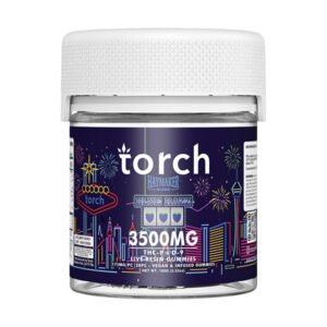 torch haymaker 3500mg gummies blue razz new
